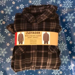 Men’s shirt jacket Sherpa lining